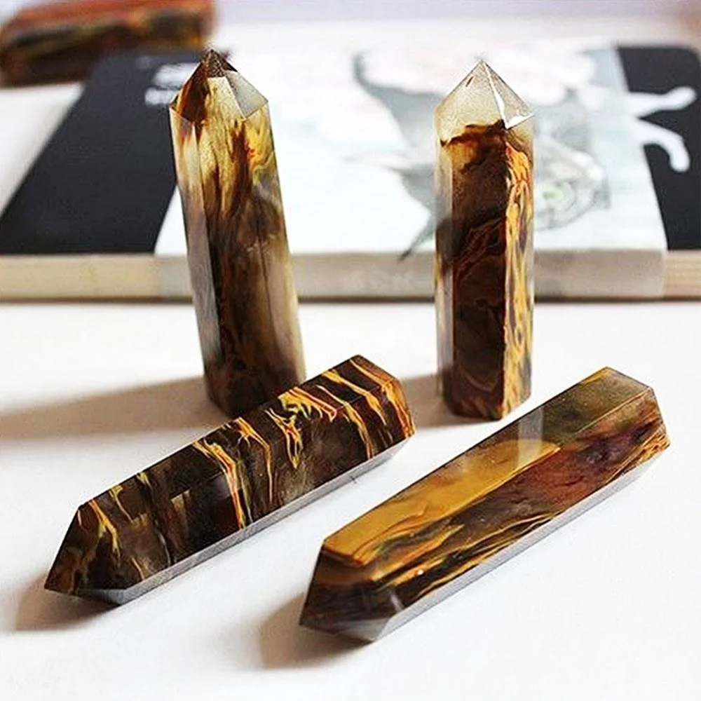 

1PCS Natural Crystal Point Energy Column Obelisk Hand Polished Very Beautiful Gemstone Specimens Minerals Crystals Column