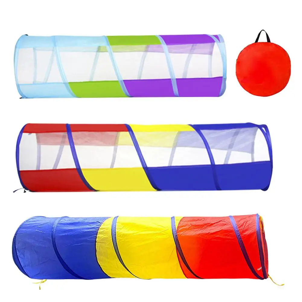 

2021 Novelty Toddlers Tunnel For Kids Pop Up Crawl Through Baby Tunnel Toy Tent Toys Crawling Tunnel Play For Infant Kids Toys