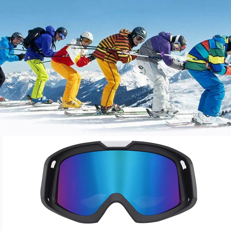 

Ski Goggles UV400 Adjustable Breathable Windproof Outdoor Motorcycle Riding Snow Snowboard Protective Glasses Eyewear