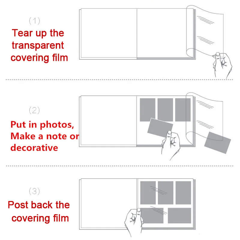 Магнитная селфи-палка 40 страниц фотоальбом семейный альбом ручной работы