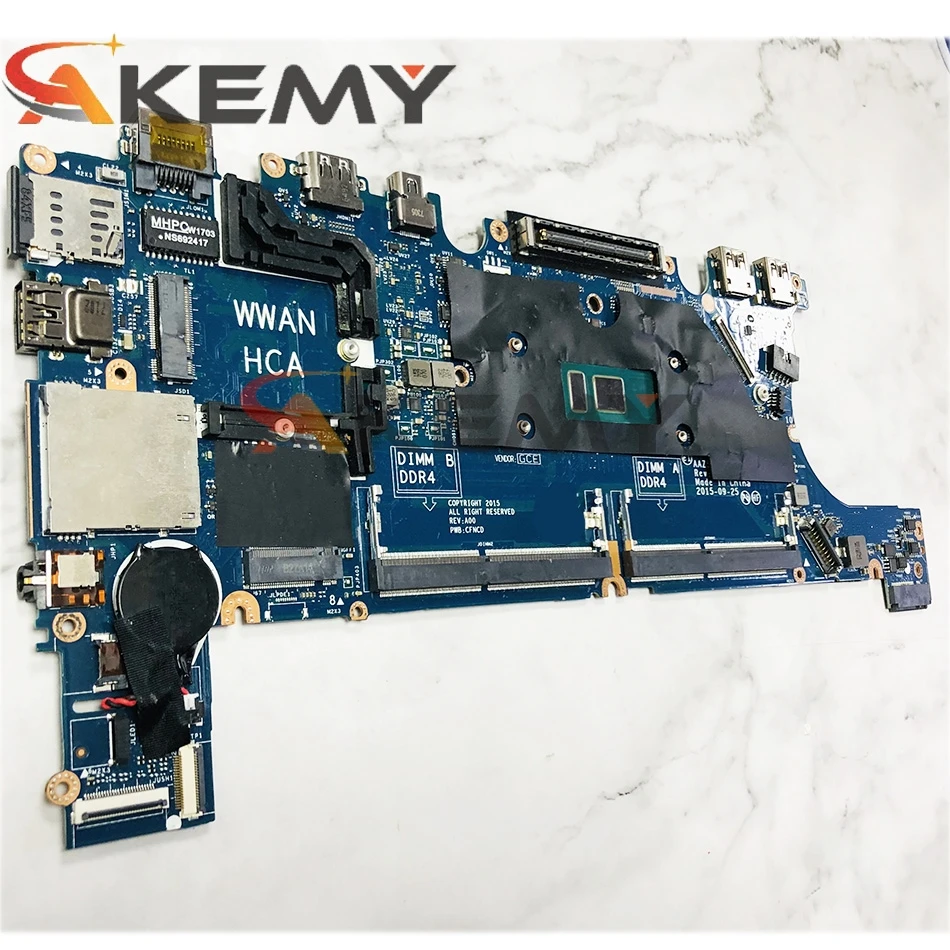 

0H7Y7K H7Y7K CN-0H7Y7K LA-C451P FOR Dell Latitude E7270 laptop motherboard i5-6300u 100% tested