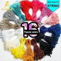 plane head polyestercottonwax rope color bullet general clothing hanger clothes tag string line 1000pcsbag free shipping
