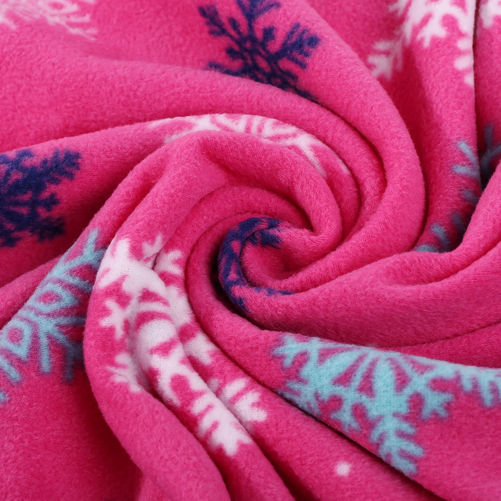 Blancstar Флисовое одеяло s и броски Пикник Рождество с узором снежинок коврик для