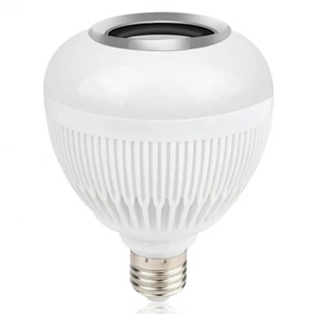 

Wireless 12w RGB LED Bulb Speaker Colorful Lights Remote Mobile Phone Wireless Home Lamp bedroom Lights Smart E27 ceiling Lamp