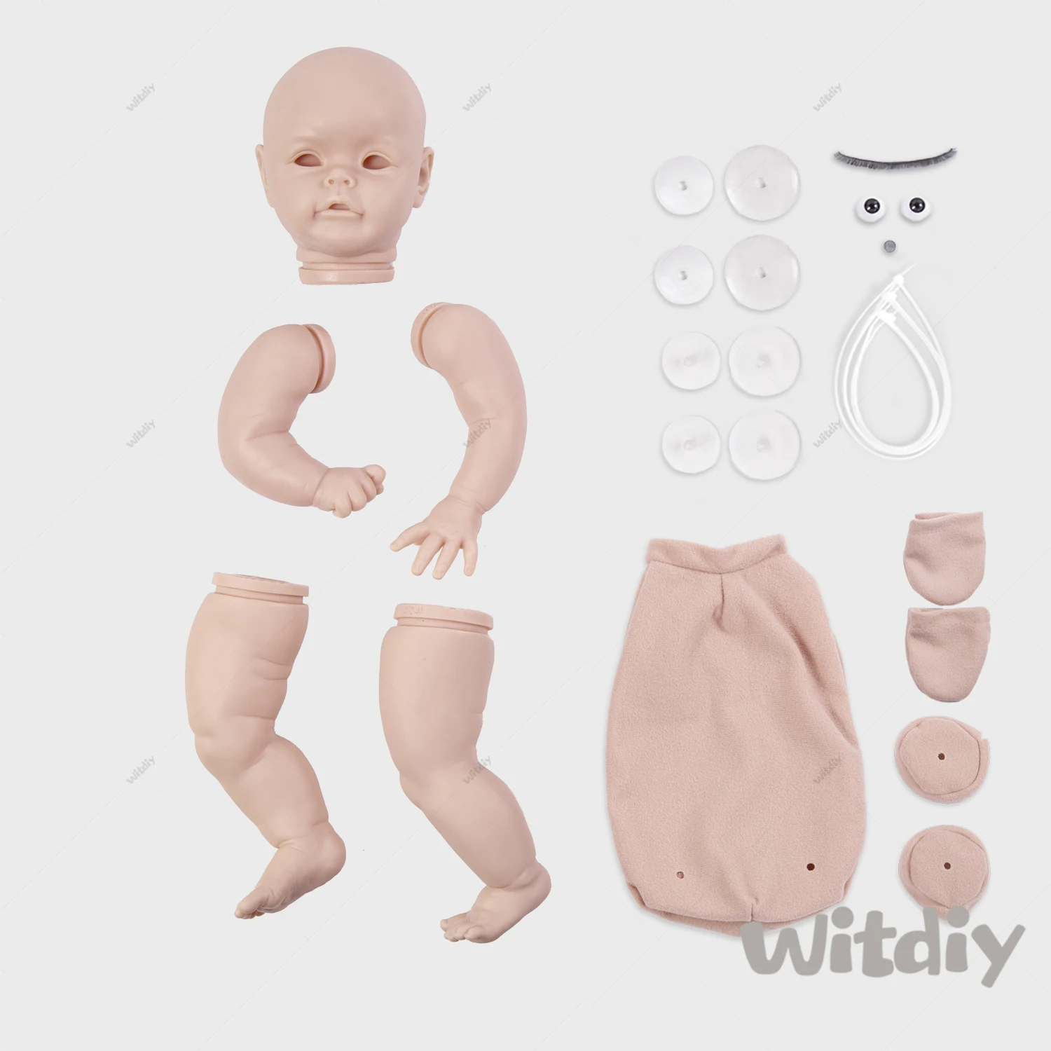 Pаспродажа Набор для новорожденных без рисунка, 58 см