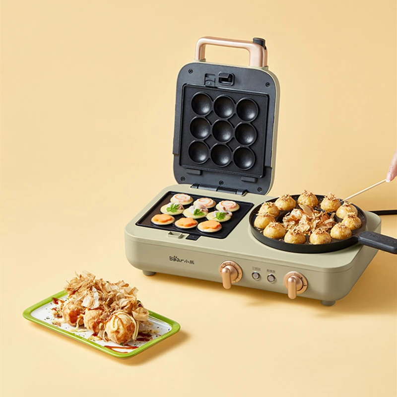 Prezzo JRM0326 Bear Sandwich Macchina Per La Colazione Macchina Per Alimenti Domestici Tostapane Multifunzione Nove In Uno Timer Automatico Waffle Pan