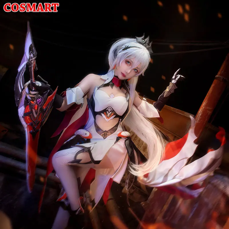 Косплей-костюм COSMART для игры Honkai Impact 3 киана каслана боевой костюм женская форма