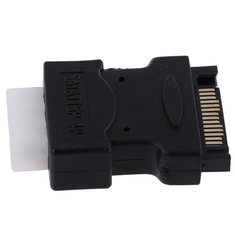 1 шт. 15Pin Sata серия ATA штекер в IDE 4 Pin Женский адаптер для жесткого диска кабель