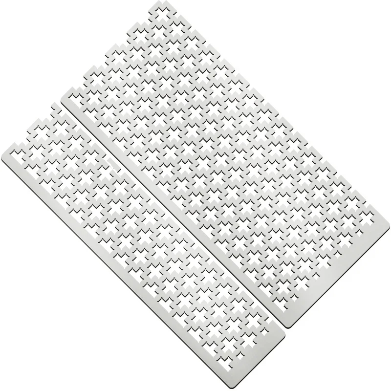 DIY алмазная живопись линейка вышивка 5D квадратная дрель стальная точечные