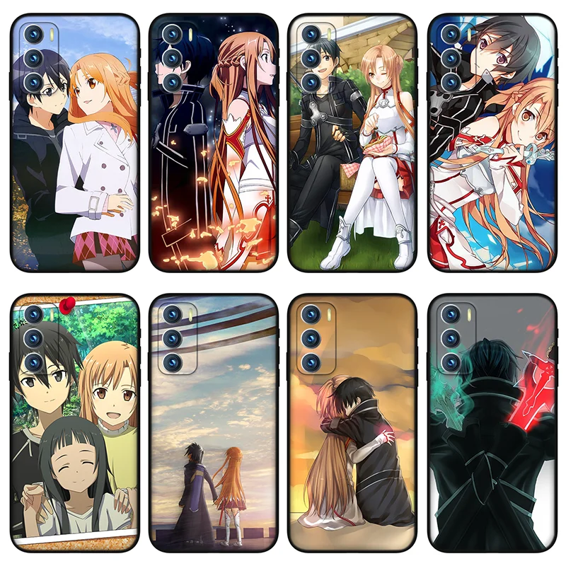 

SAO Kirito и Asuna чехол для телефона для oppo realme GT Q3 Q2 GTneo X7 X50 pro, силиконовый чехол для oppo Reno 4 6 pro Puls Z Ace