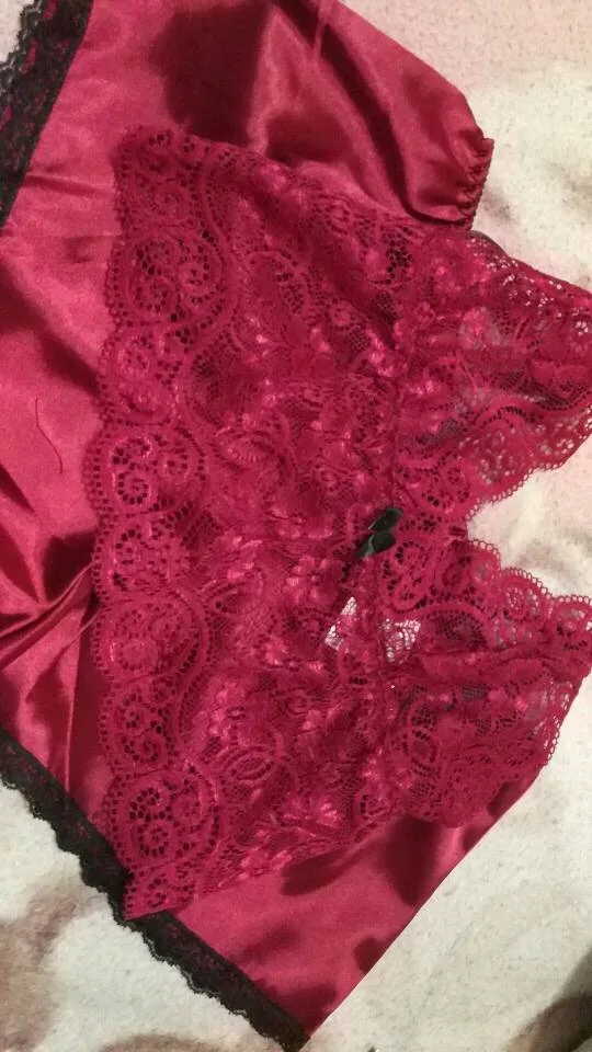 

pyjamas women Women's plus Size Stretch Satin Sexy Temptation Women's Summer Lace Transparent Pajamas
