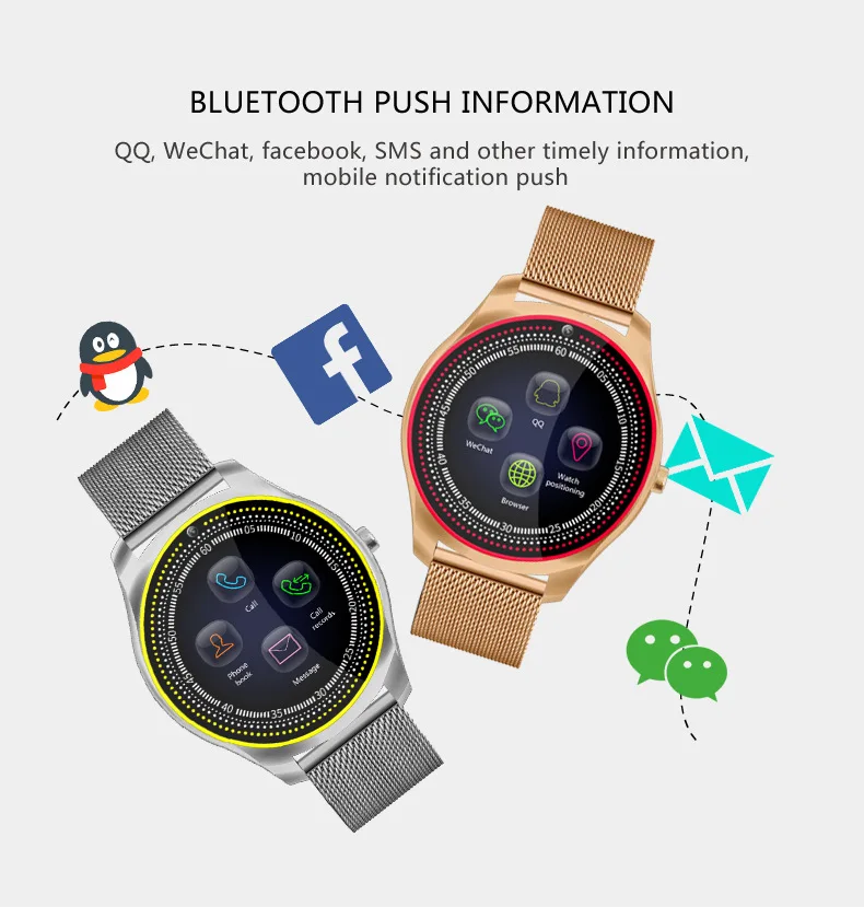 Bluetooth Смарт часы с камерой gps часы беспроводные умные часы спортивные фитнес сим карты шагомер мужские модные спортивные часы