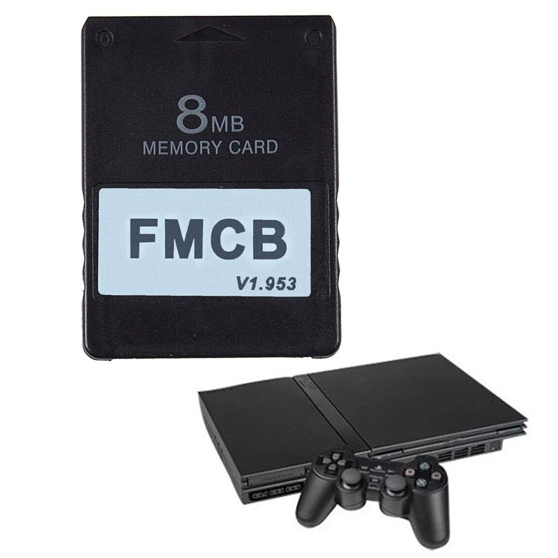 

FMCB v1.953 Card Memory Card for PS2 2 Free McBoot Card 8 16 32 64MB