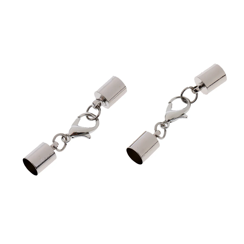 10 шт./упаковка 6 мм наконечники для круглых наконечников из ожерелья с застежкой и