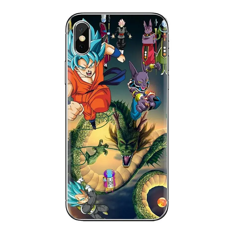 Чехол из ТПУ для iPhone XS Max XR X 4 4s 5 5S 5C SE 6 6S 7 8 Plus samsung Galaxy J1 J3 J5 J7 A3 A5 Dragon Ball Super z poster |