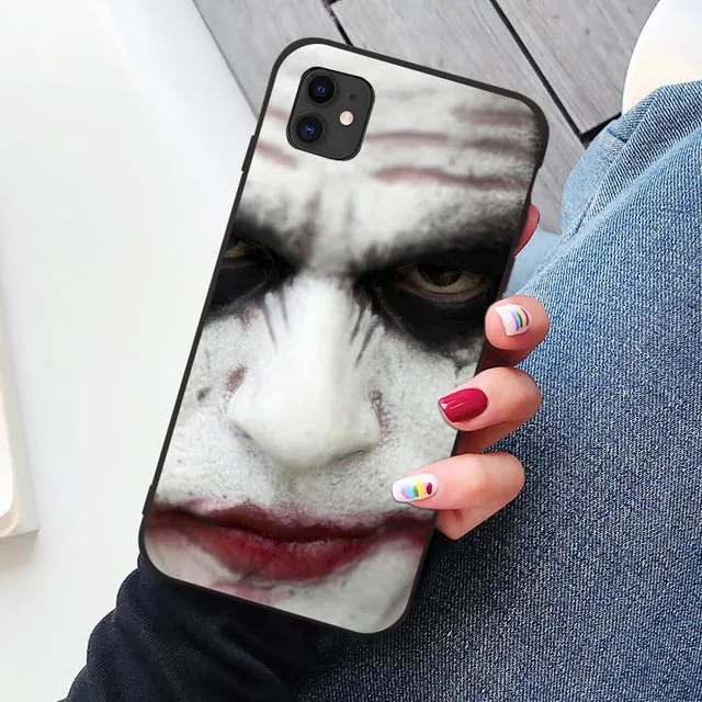 Черный Joker Joaquin Phoenix movie TPU Мягкий резиновый чехол для телефона чехол для iPhone 11 Pro Max 6 6S 7 7plus 8 8Plus X XS MAX XR