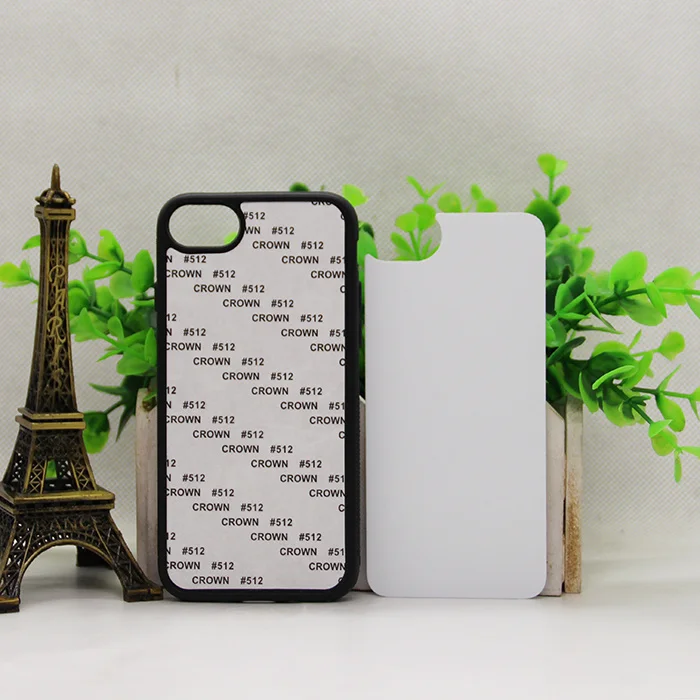 

10pcs/lot 2d Rubber TPU sublimation blank case For iphone11 12 pro 7/8 pro mini XS / XR / XS Max with aluminium metal insert