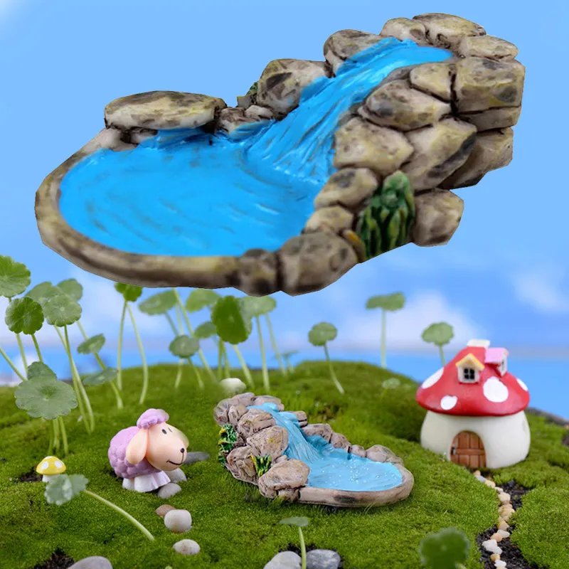 Ремесла игрушки DIY Сад миниатюрные фигурки Красивые Ретро внутренний двор Мини