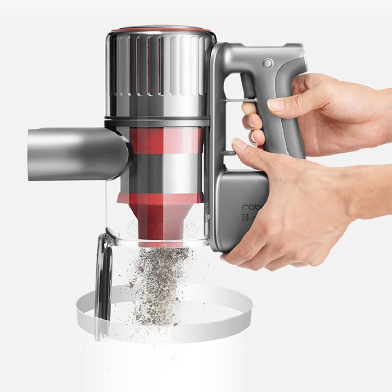 Портативный беспроводной ручной пылесос Roborock H6 с OLED дисплеем 420 Вт 150 Мощное