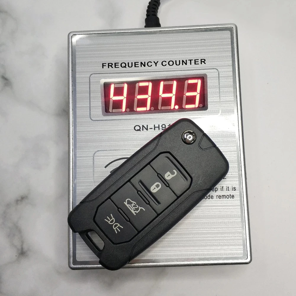 KEYECU 4 кнопки 2ADFTFI5AM433TX откидной дистанционный ключ FSK 433 МГц Megamos AES Chip ID48 для Jeep Renegade