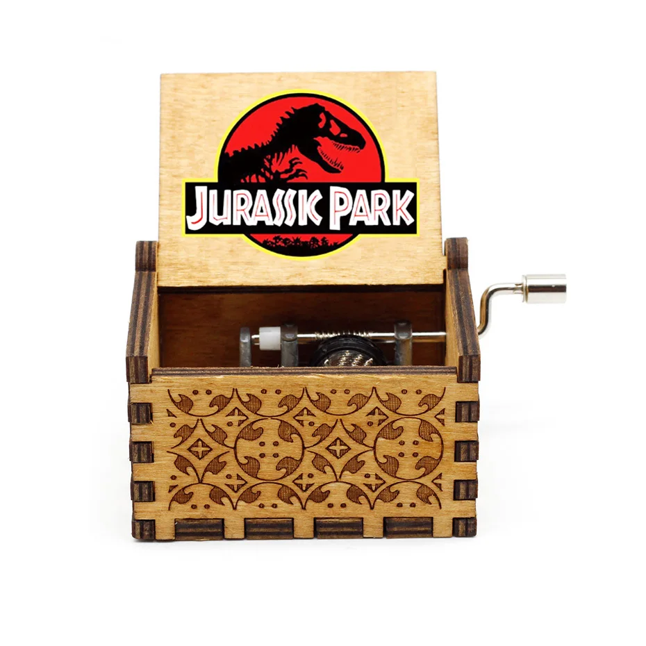 Музыкальная шкатулка Jurassic Park деревянная музыкальная You Are My Sunshine Рождественский