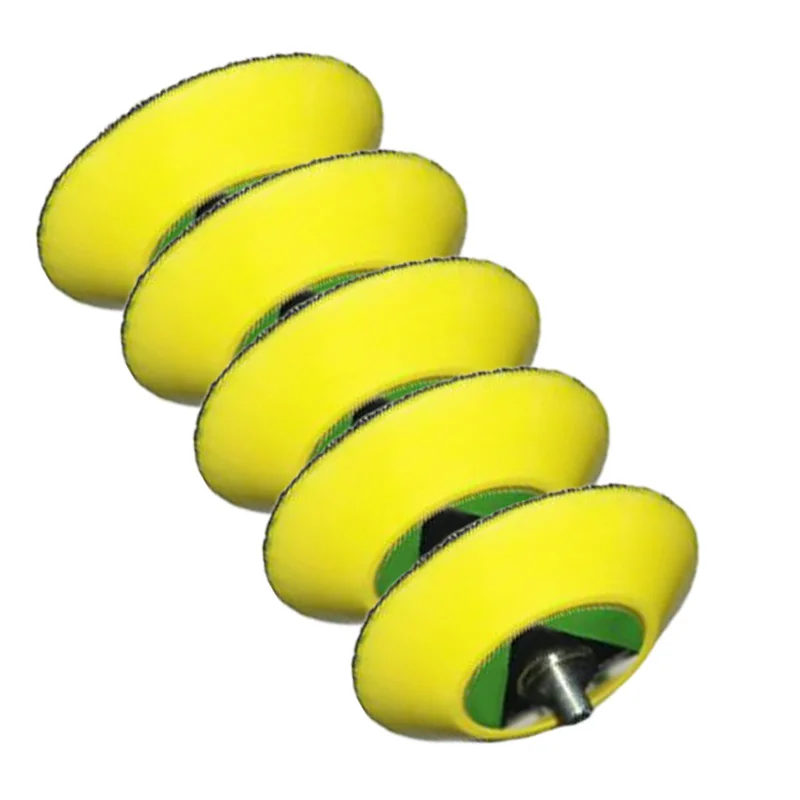 

Replacement Polishing Pad 75mm M6 Thread Grid For Car Cleaning Disc Hook & Loop