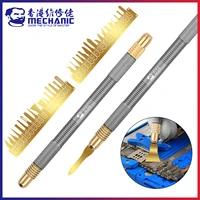 mechanic 034 non slip metal scalpel knife kit cutter engraving craft carving knives 34 blades phone pcb stencil repair hand tool
