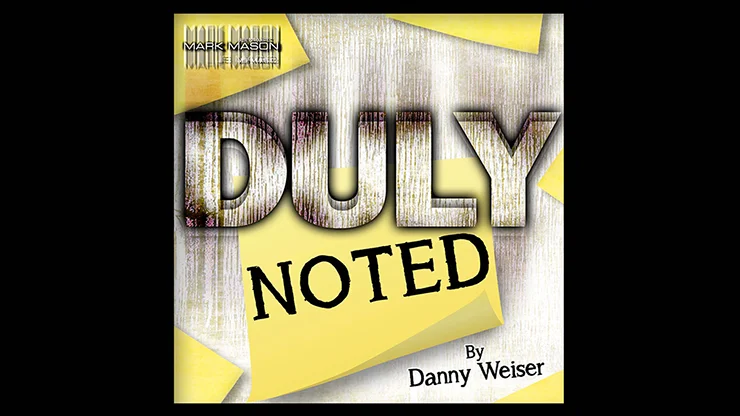 

Duly Noted by Danny Weiser,Magic Tricks