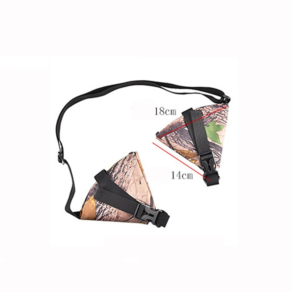 

18X14cm Straight Bow Protector Adjustable Strap to Protect Bow and Arrow in Archery Hunting Shooting