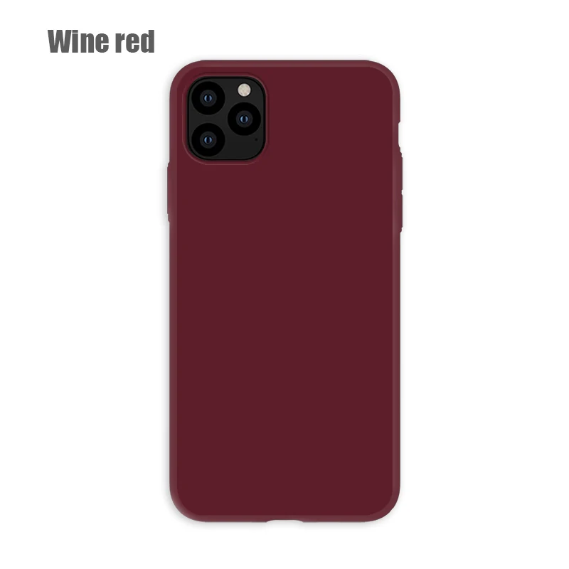 

Smartphone Colorful Case for iPhone 12 Pro Max Coque Soft TPU Candy Color Phone Case for iPhone 11 XR X XS 7 8 6 6S Plus SE 2020