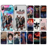 hit tv series stranger things soft tpu phone case for iphone 11 pro max se2020 coque xs xr x 6s 7 6 8 plus cover 5s luxury shell