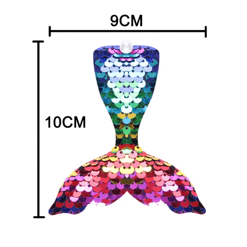 

Women Girls Laser Sequin Fish Tail Barrettes Sweet Headband Mermaid Ornament Duckbill Clips Hairpins Fashion Hair Accessories