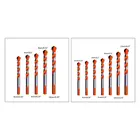 Многофункциональный сверла Керамика Стекло Ultimate пробиваемого отверстия Рабочая наборы для ухода за кожей