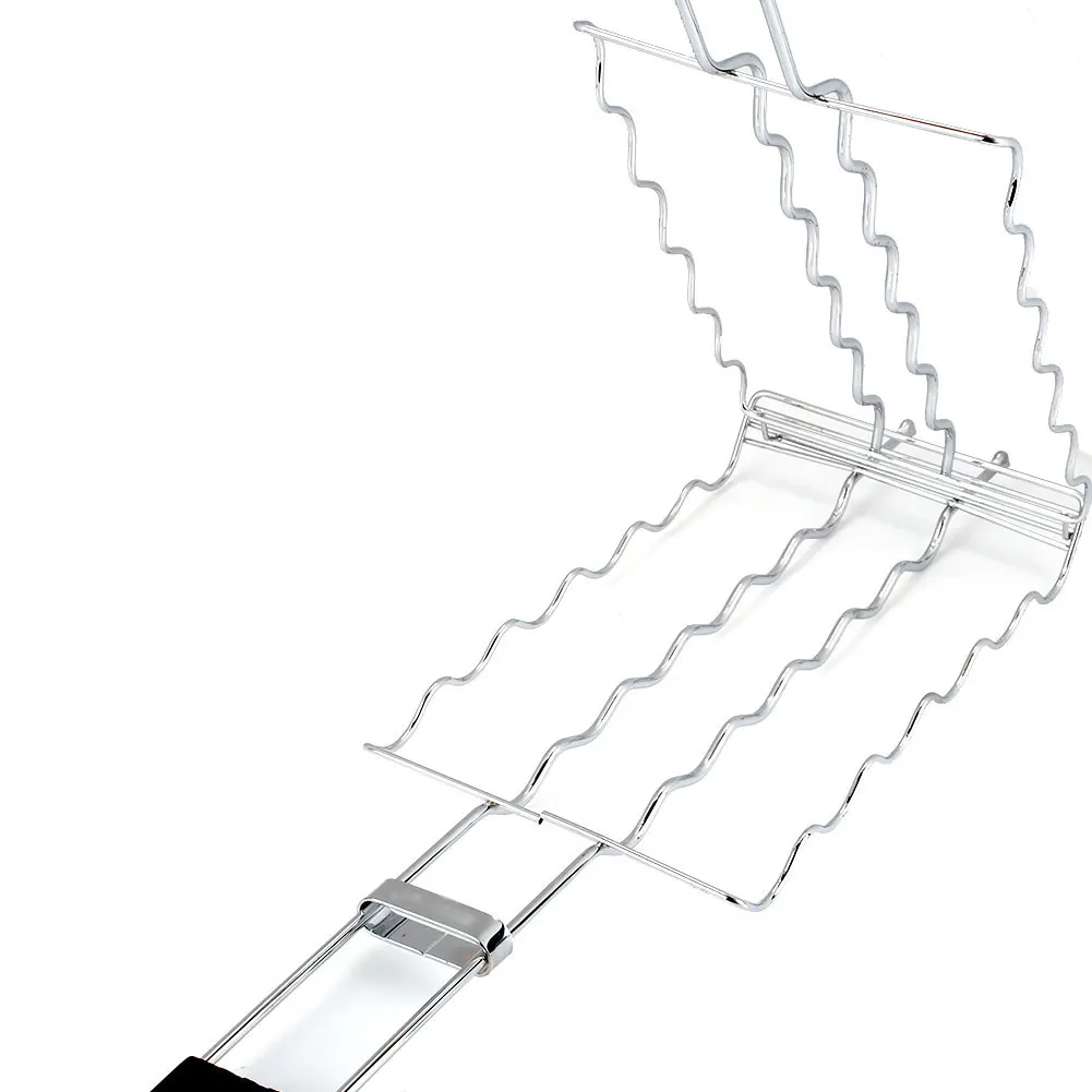 Барбекю зажим для решетки гриль колбас варки нержавеющая сталь домашний стейк