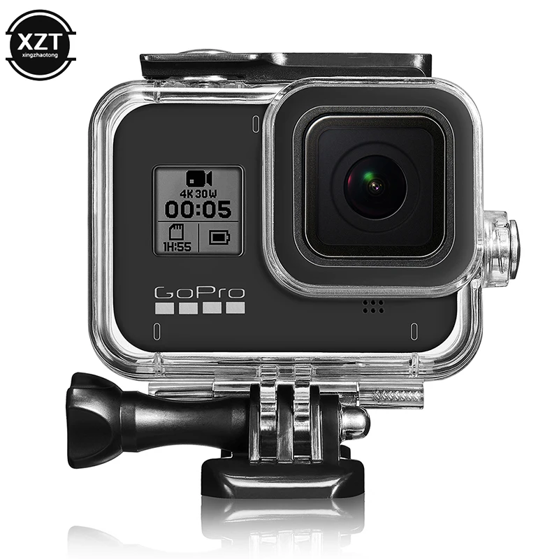 Водонепроницаемый чехол для подводной съемки черный защитный объектива камеры