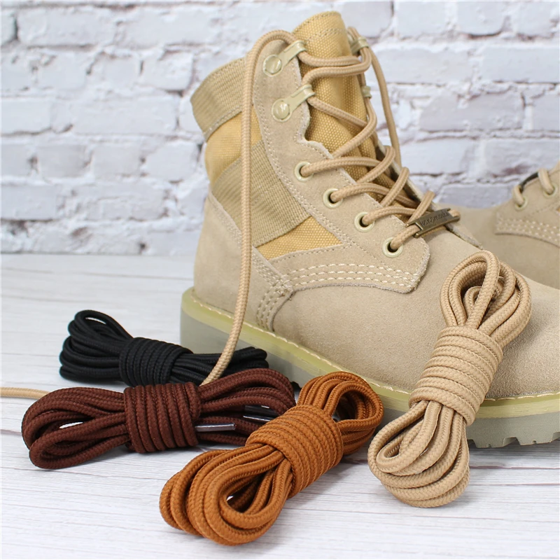 

1Pair Round Shoelaces Polyester Solid Classic Martin Boot Shoelace Casual Sports Boots Shoelaces Sneakers Shoes Lace 21 Colors