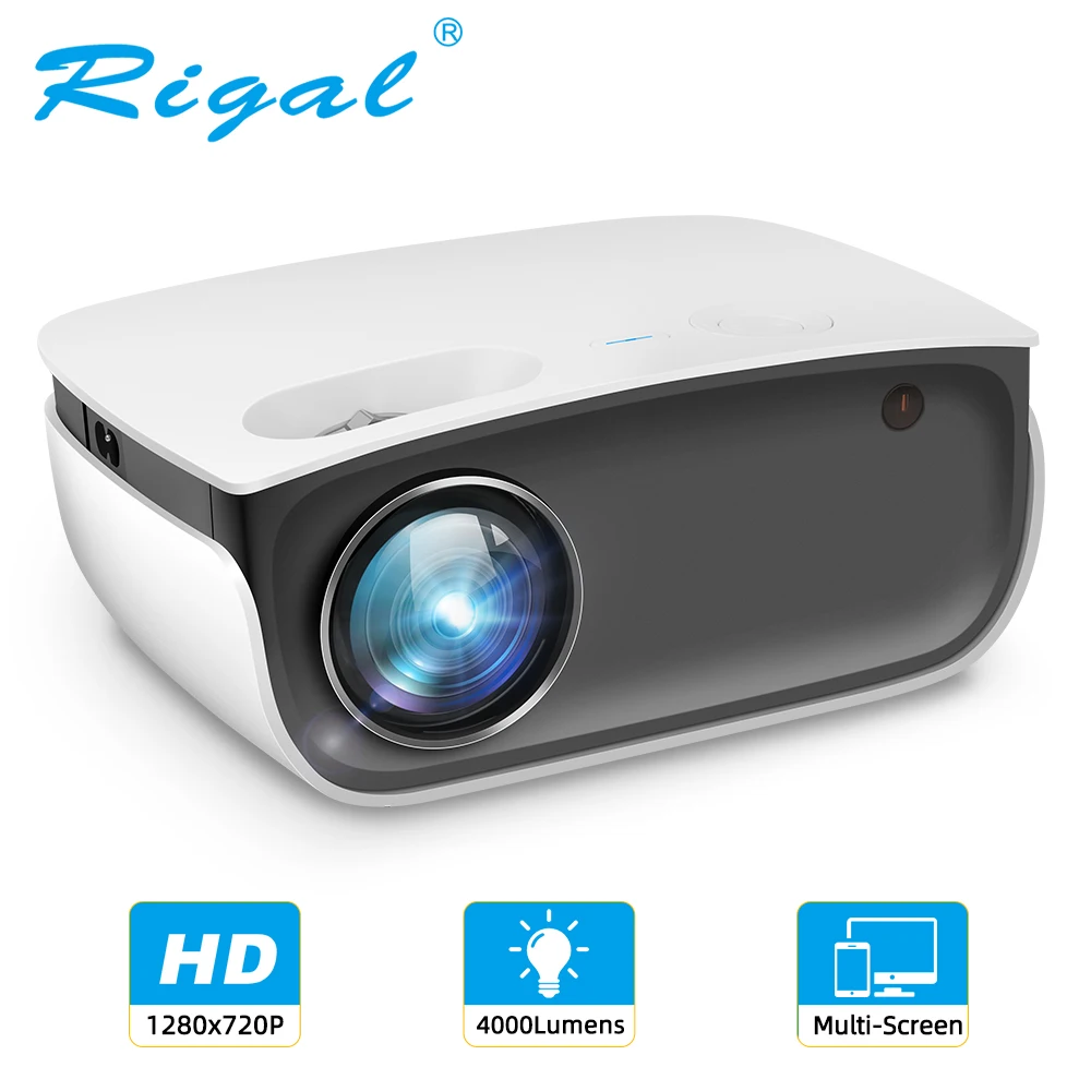 

Rigal RD850 Mini Projector Native 720P LED WiFi Proyector Android IOS Smartphone for 1080P Video HD Projetor Home Theater Beamer