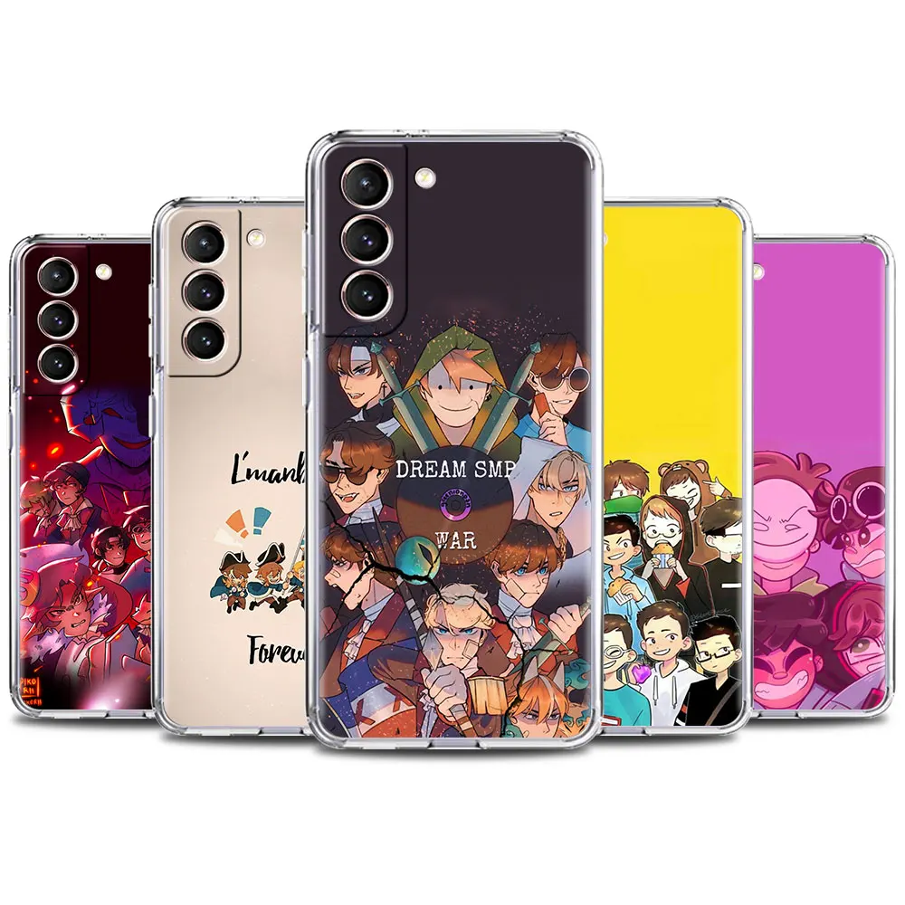 

Hot Games Dream Smp Silicone Phone Case For Samsung Galaxy S21 S20 Ultra 5G S10 Lite S9 Plus S20 FE Transparent Soft Funda Cover