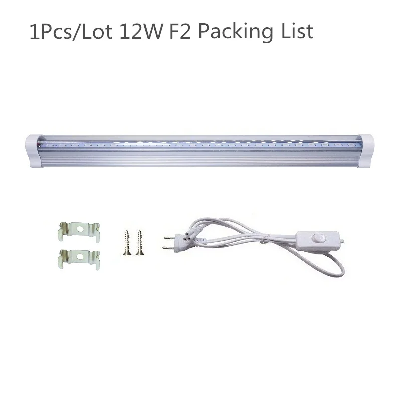 1Pcs 12W F2 Grow Led Gro светодиодный s Phyto лампы светодиодный светильник для растений 12 Вт 24 Вт светильник для растений светодиодный светильник для растений полный спектр светодиодный светильник для растений - Испускаемый цвет: 1Pcs 12W F2 Grow Led