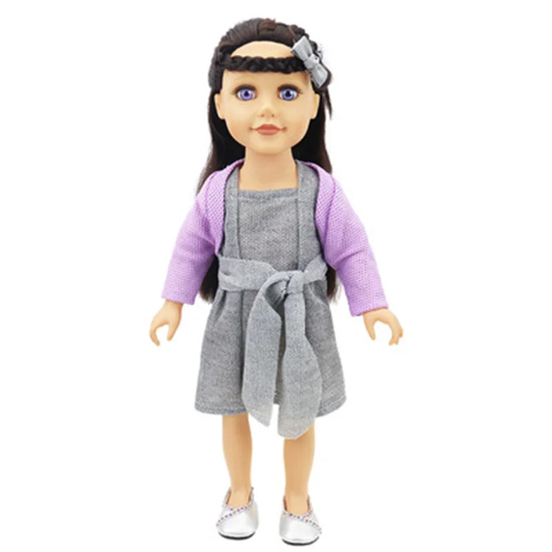 Одежда для кукол повседневное детское платье американской куклы 45 см и игрушки 43