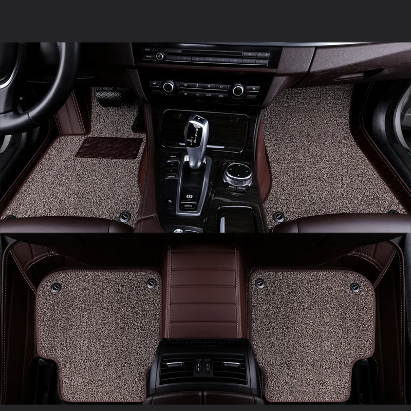 

Custom Car Floor Mats for BAIC MOTOR all models BJ40 BJ80 BJ20 D20 D70 D50 D60 X25 X55 X65 CC 35 BW007 Double foot mat
