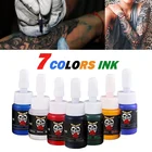 Татуировочные Чернила 5 мл, полуперманентный натуральный растительный пигмент для татуировок, косметический пигмент, товары для татуировок