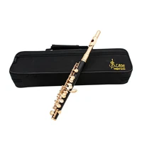 piccolo half size flute instrument c key tone cleaning cloth cleaning rod screwdriver set lubricating oil storage case