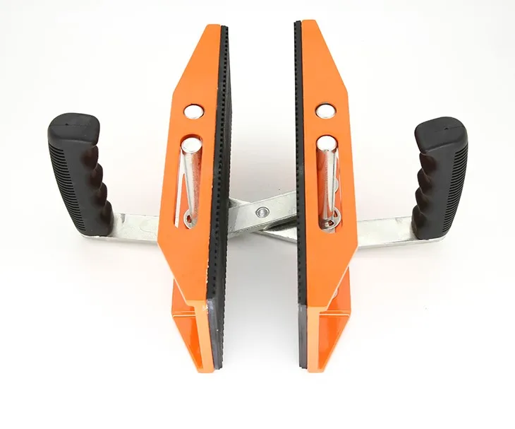 

Double Handed stone slab clamp pair granite scissor Ceramic plate handling lifting tool