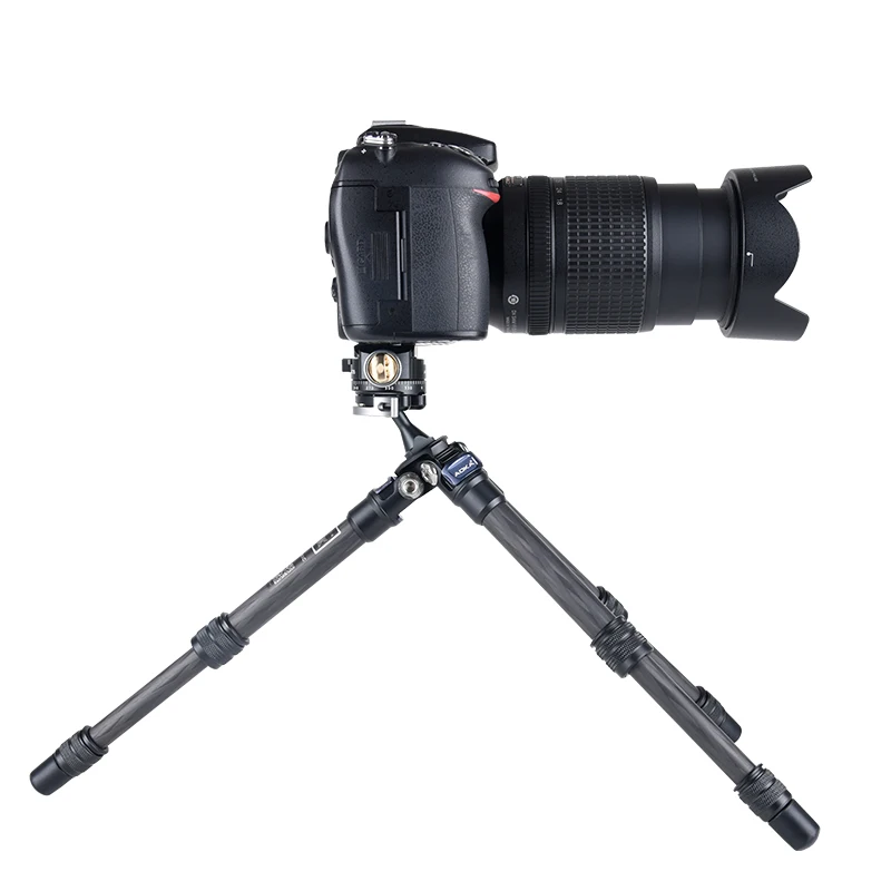 AOKA CMP163C+BC16 Tabletop Mini Carbon Fiber Compact Small Lightweight Tripod