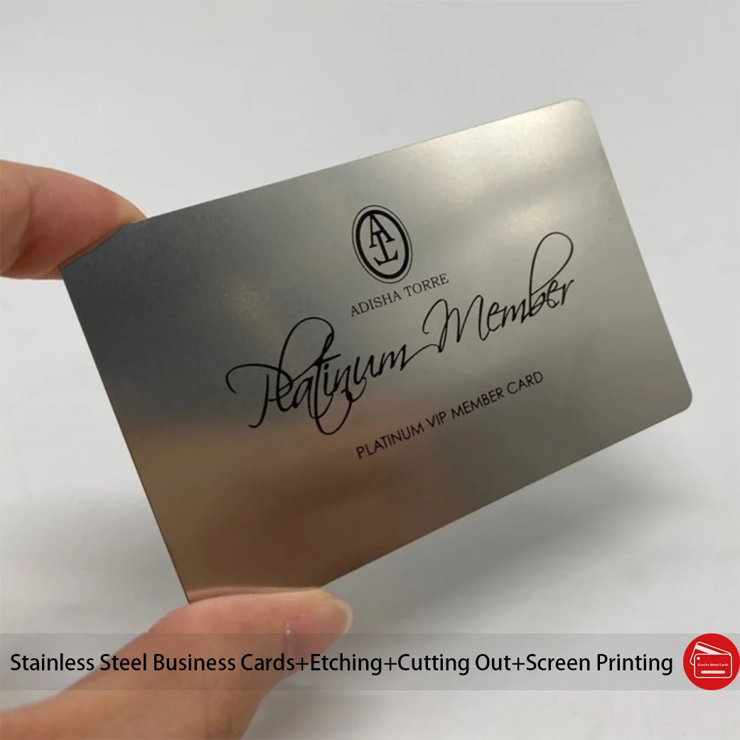 Cheap 304 stainless steel metal card / business |