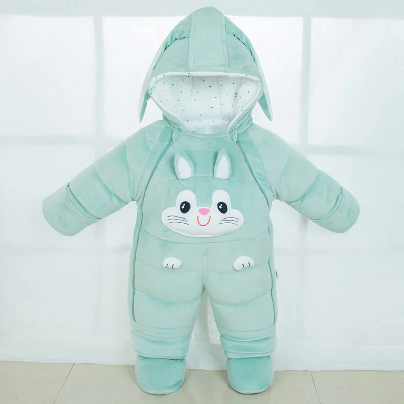 

Детский зимний комбинезон для новорожденных, с рисунком