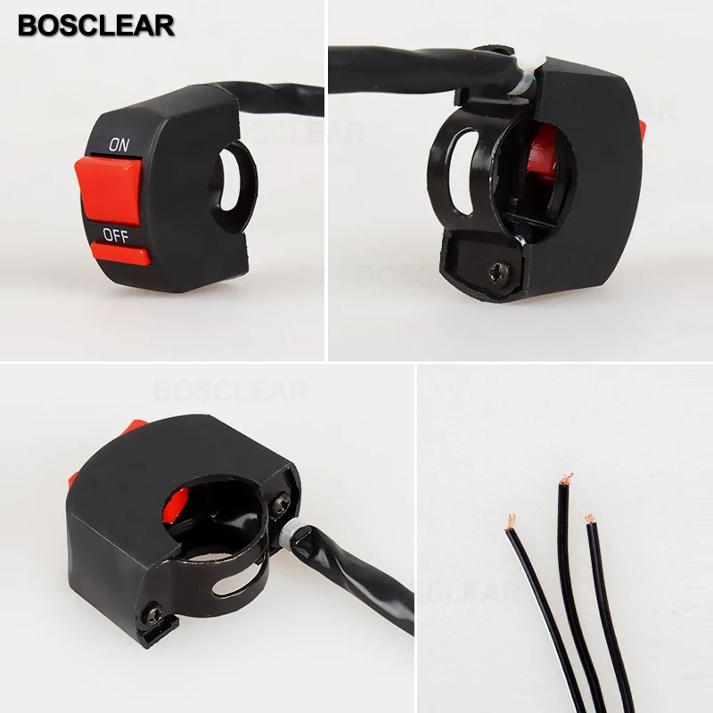 Водонепроницаемый переключатель на руль мотоцикла 12 В 7/8 дюйма 22 мм | Автомобили и