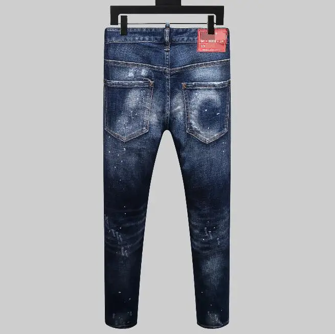 

NEW Men Jeans Ripped for Men Skinny DSQ D2 Jeans Pants Men Jeans Zipper Outwear Man Pants 1 order
