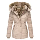 Свободные Страусиные пальто, женские зимние длинные тренчи с лацканами на пуговицах, женские пальто, верхняя одежда, женские куртки, женская куртка 2021